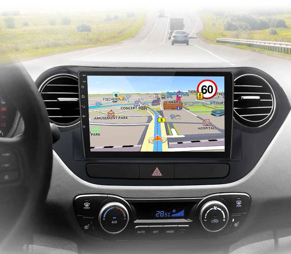 Junsun carplay android auto autoradio für hyundai grand i10 2014 2011-2015 gps intelligente systeme tereo multimedia autoradio – Detail 17