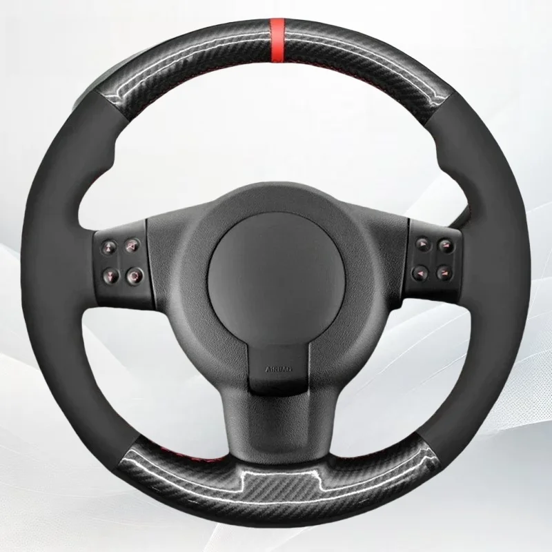 

Чехол на руль автомобиля из замши и углеродного волокна для Seat Leon (1P) FR 2007-2009 Leon (1P) Cupra 2007-2009 Ibiza (6L) Автомобильные аксессуары