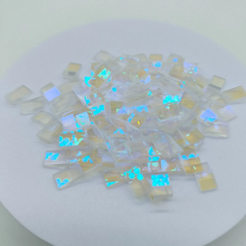 Flawed Optical Glass Right-Angle Prism DIY Science Experiment Kit RGB Combination Strip Prism Rainbow Craft Decorative Prism