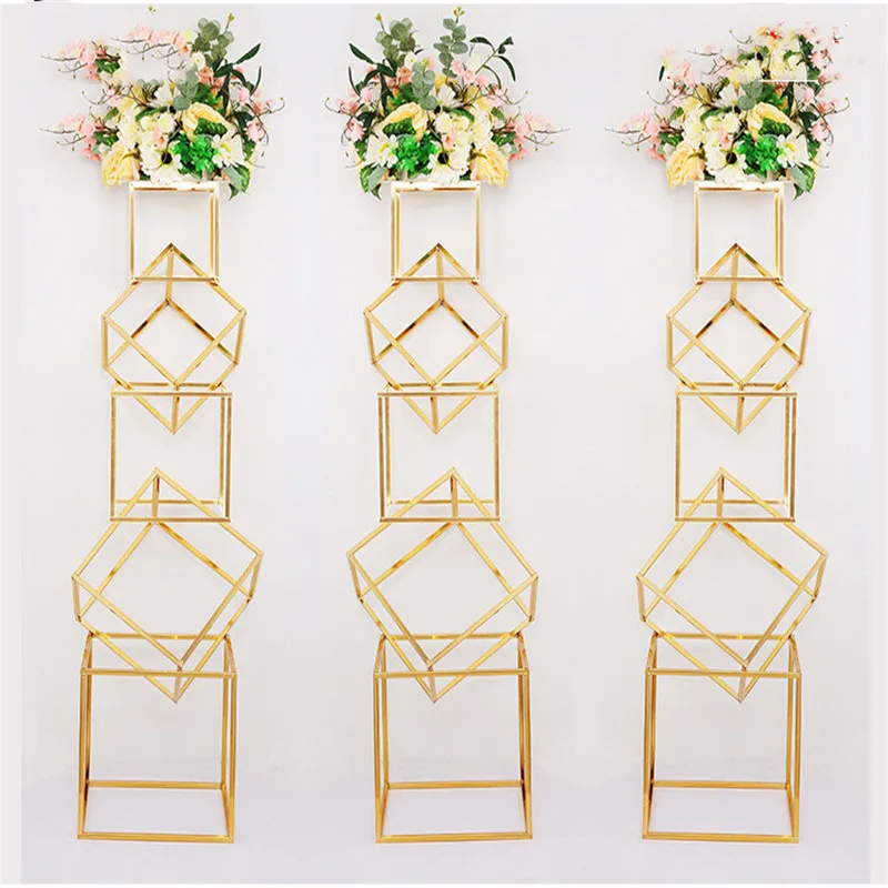 

5PCS Flower Stand Wedding props Column Metal Road Lead Christmas Decoration Table Centerpiece Party Home decorat