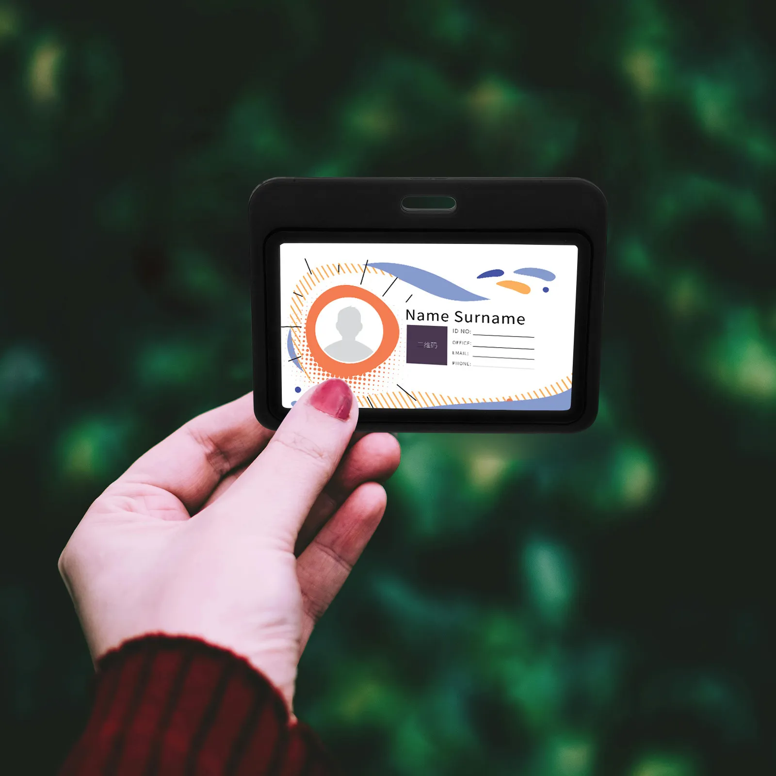 

12Pcs Dual-Sided Transparent Plastic Card Holder Horizontal Flip-Open Badge Protector Sleeve Ideal for Id Access Cards Work