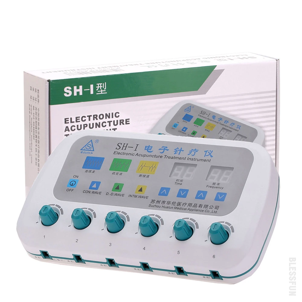 

Electric Acupuncture Stimulator Machine SH-I Massager Body Care With 6 Output Channel Electro Stimulation Treatment Instrument