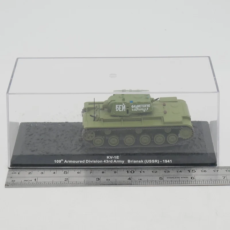 

Diecast Ixo 1:72 Scale KV-1E 1941 Soviet Heavy Tank Alloy Armored Military Model Collection Toy Alloy Car Model Collectible Toy