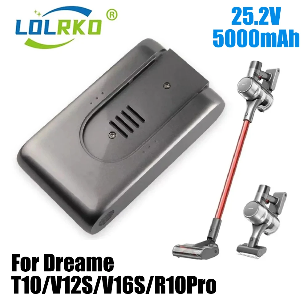 

25.2V 4000mAh Replacement Rechargeable Li-ion Battery Pack For Dreame T10 V16S Handheld Wireless Vacuum Cleaner Accessories