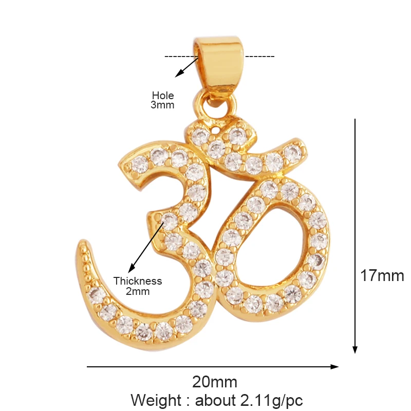 Cowboystiefel Sport Baseball Hantel Yoga Herren Zirkonia gepflasterter Stoff Charm Anhänger, 18K Gold Halskette Handwerk Schmuck Versorgung L99 – Detail 29