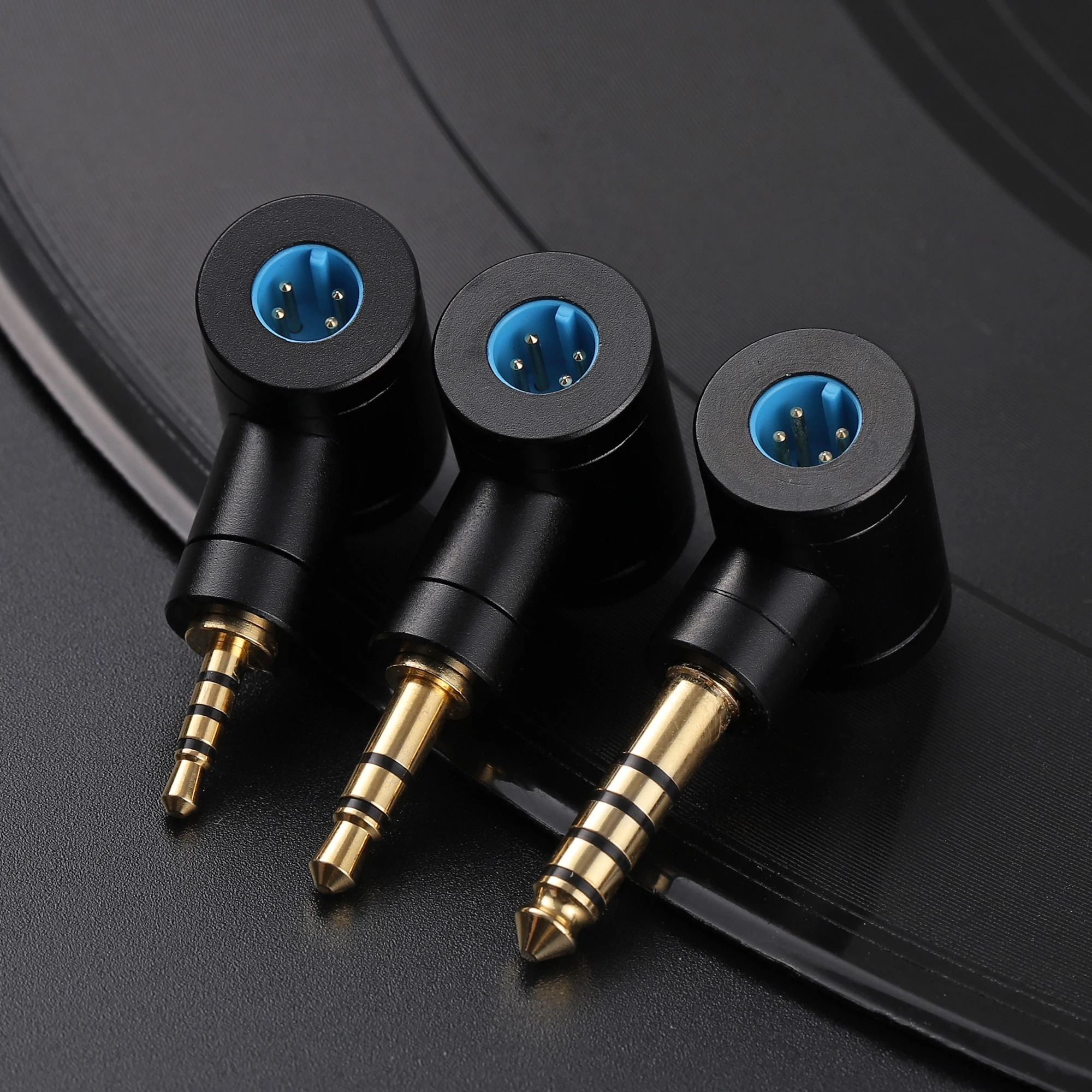 Four three-in-one headphone upgrade cable accessories four-core mother diy aluminum alloy 2.5mm 3.5mm 4.4 balance