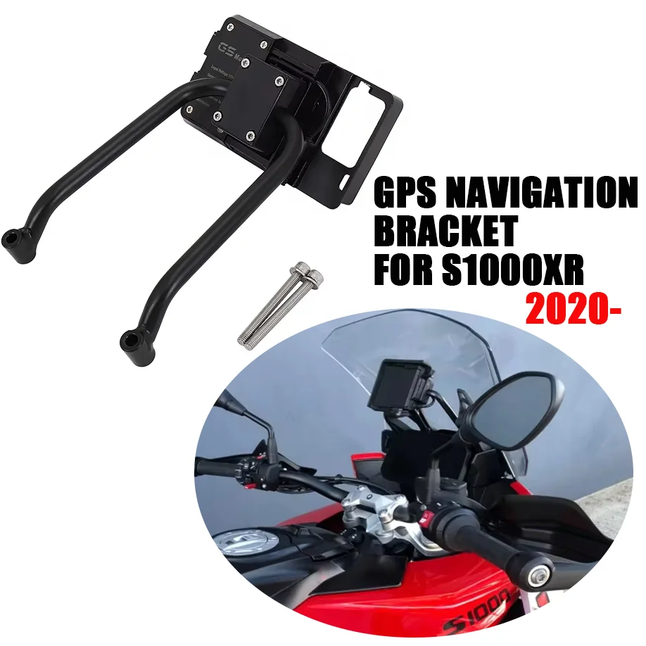 Motorcycle Navigation Bracket Mobile Phone GPS Plate Bracket Phone Holder USB For BMW S1000XR S 1000 XR