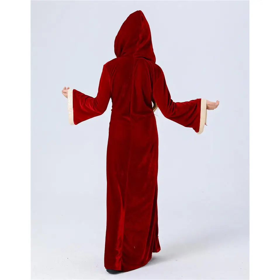 loween Costume de cour pour enfants Vintage jupe longue médiévale robe de spectacle sur scène Ele vêtements ethniques fée T Princ...