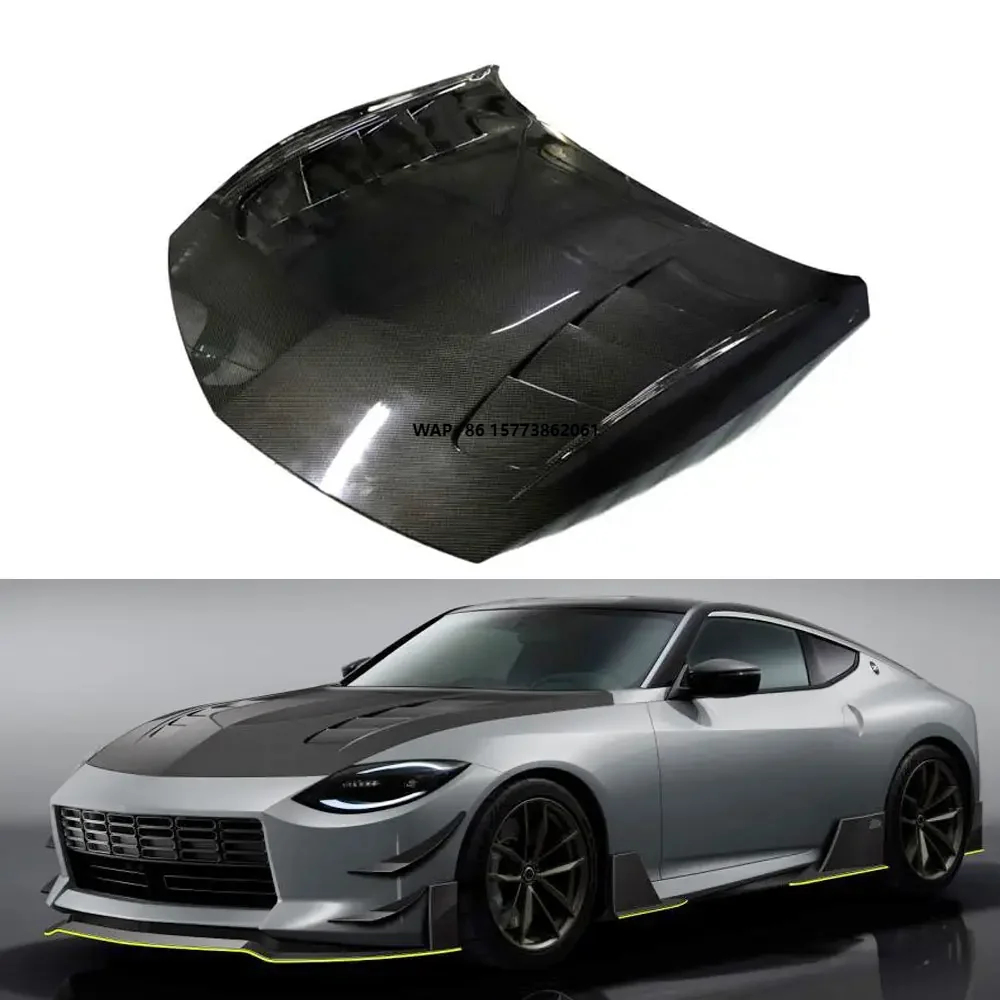 Dry Carbon Fiber  Engine Hood Engine Bonnet for  Z RZ34 400Z