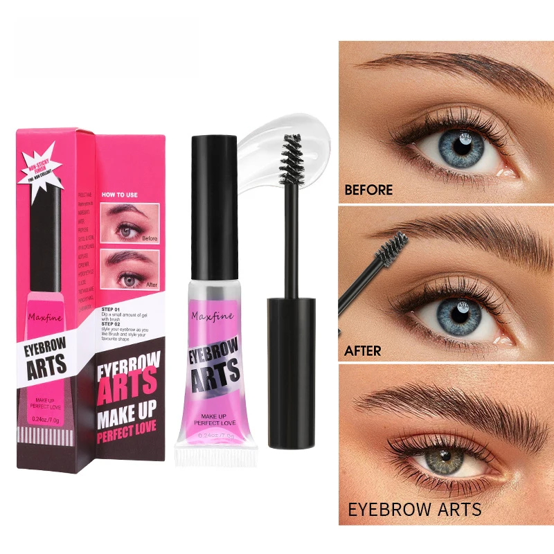 1Pc Eyebrow Gel Long-lasting Fixed Eyebrow Waterproof Quick-dry Hose Transparent Eyebrow Gel Make Up Eye Women Make Up Wholesale