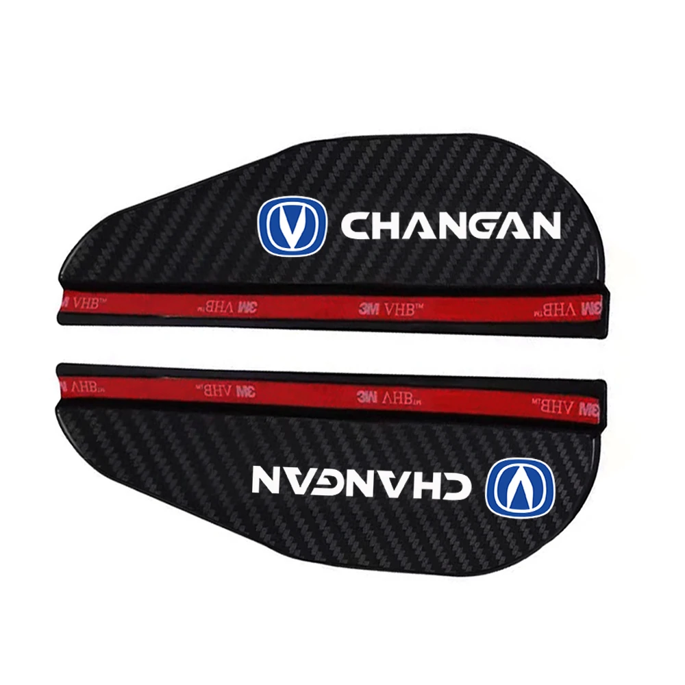2Pcs Waterproof Rearview Mirror Rain‑Shield Visor Guard For Changan Uni‑T Uni‑K CS55 Plus CS75 Plus X5 Plus Auto Exterior Parts