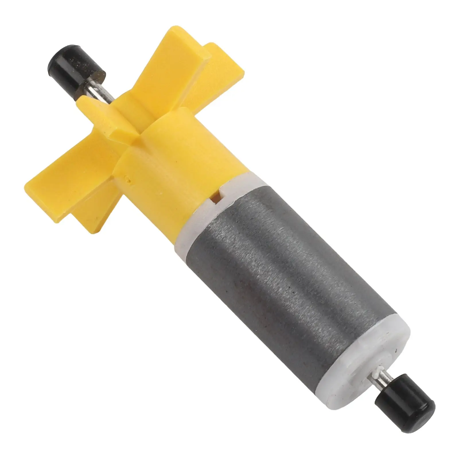 Filter Pump Rotor For Small Submersible Pumps 2.2m Bearing HQB-2200 Impeller Includes Shaft Rotor Shaft Yellow