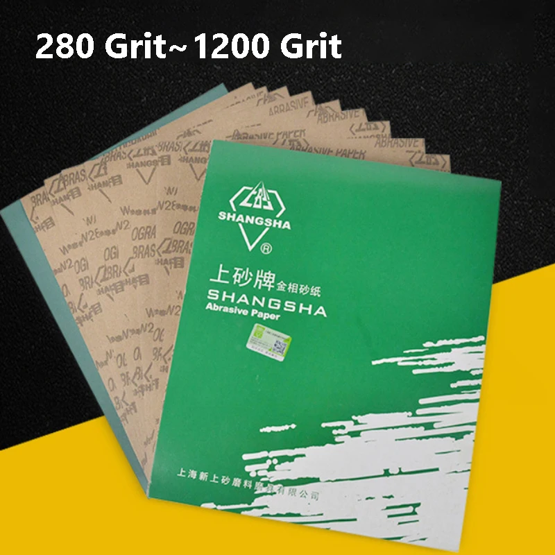 

Сухая наждачная бумага зернистостью 280 ~ 1200, абразивный инструмент для полировки 280 мм x 230 мм, абразивная наждачная бумага для отделки поверхности зеркальной мебели