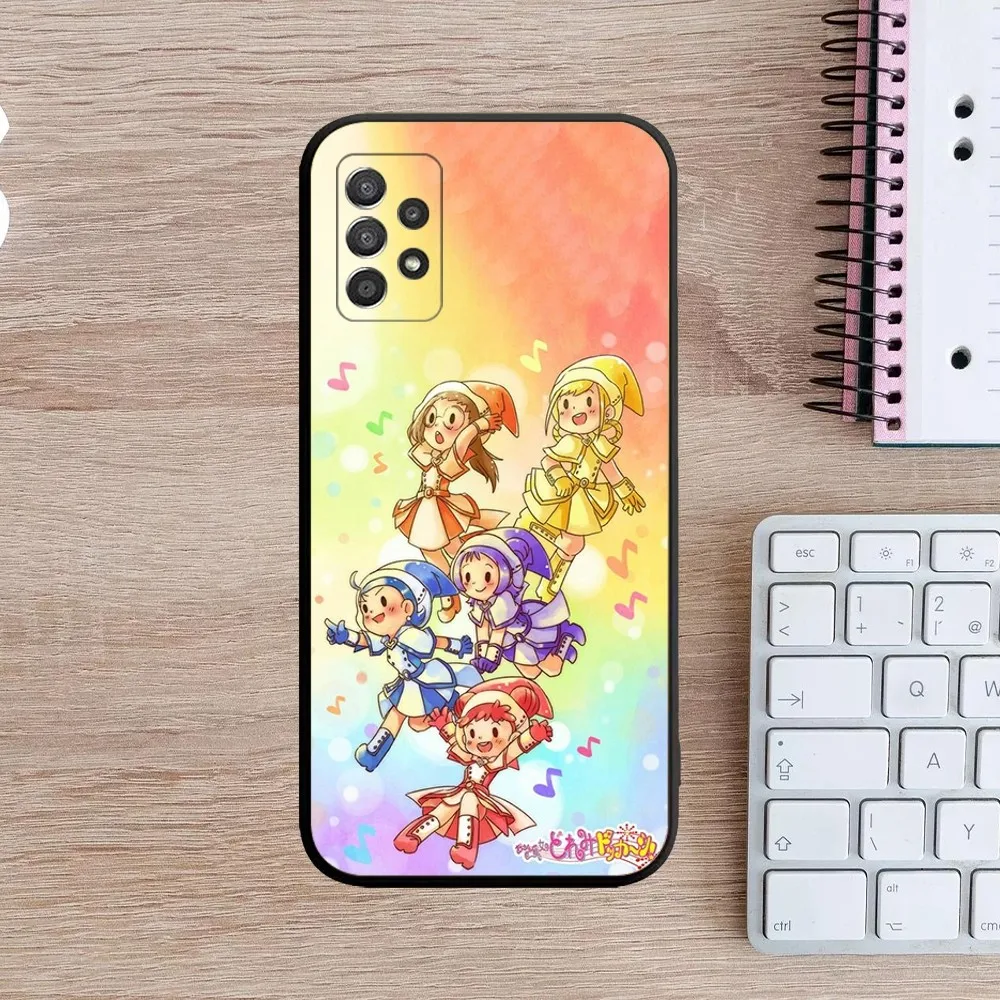 Magical D-DoReMi Anime Phone Case For Samsung Galaxy A13,A21s,A22,A31,A32,A52,A53,A71,A80,A91 Soft Black Cover