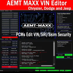 AEMT MAXX VIN Editor PCMs Edit VIN/SRI/Skim Security Chrysler Dodge and Jeep The Ultimate Chrysler ECU Benchtop Utility