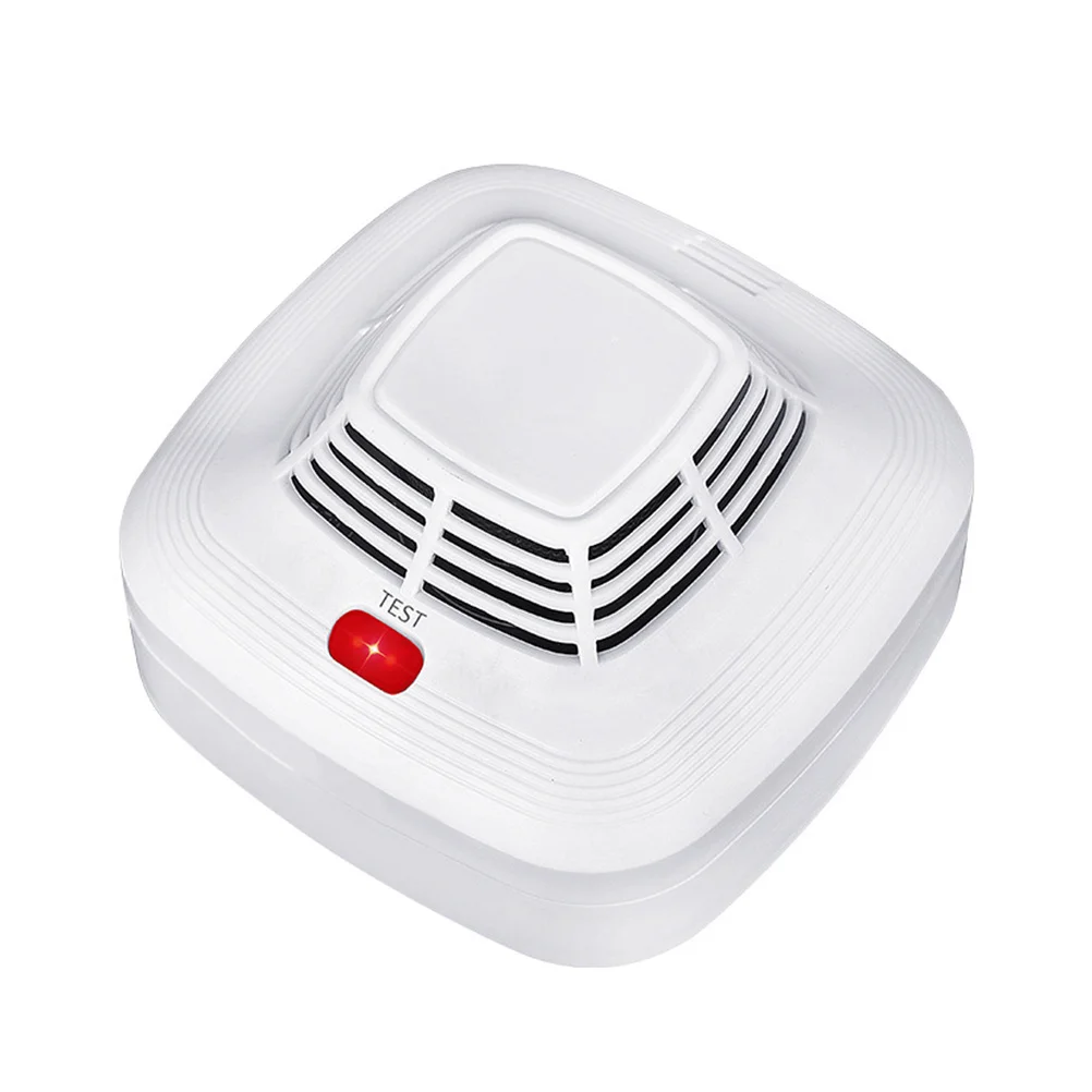 Smoke Sensitive Stable Independent Alarm Sensor White for Home School Library