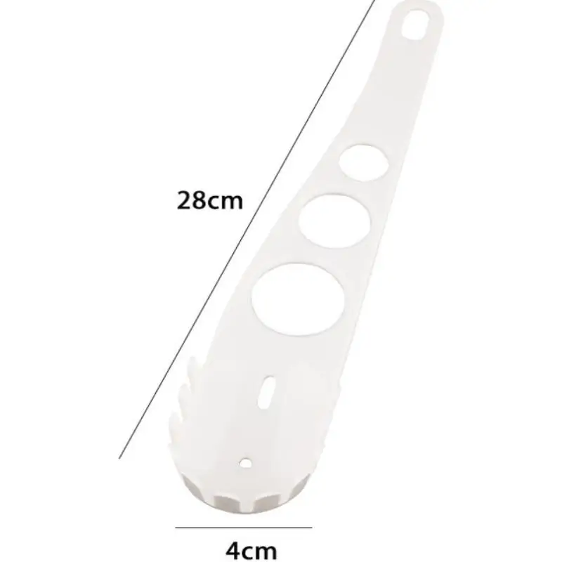 Spaghetti Spoon Multi-functional Home Fish Noodle Spoon Plastic Draining Colander Egg Yolk Separation Spoon Kitchen Supplies