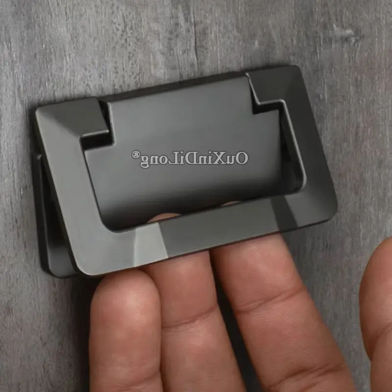 

4 шт., мебельные ручки из твердого цинкового сплава, невидимые скрытые ручки для ящиков, татами, шкаф, комод, скрытые ручки