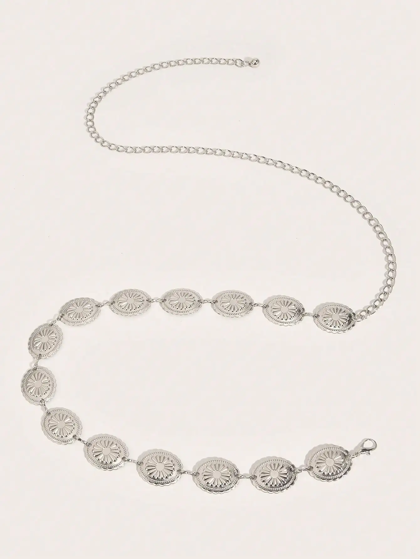 Damskie łańcuszki na talię plus size, duży łańcuszek w stylu bohemy, wzór koronkowy, akcesoria dekoracyjne, dodatki do sukienek, wiosna, lato