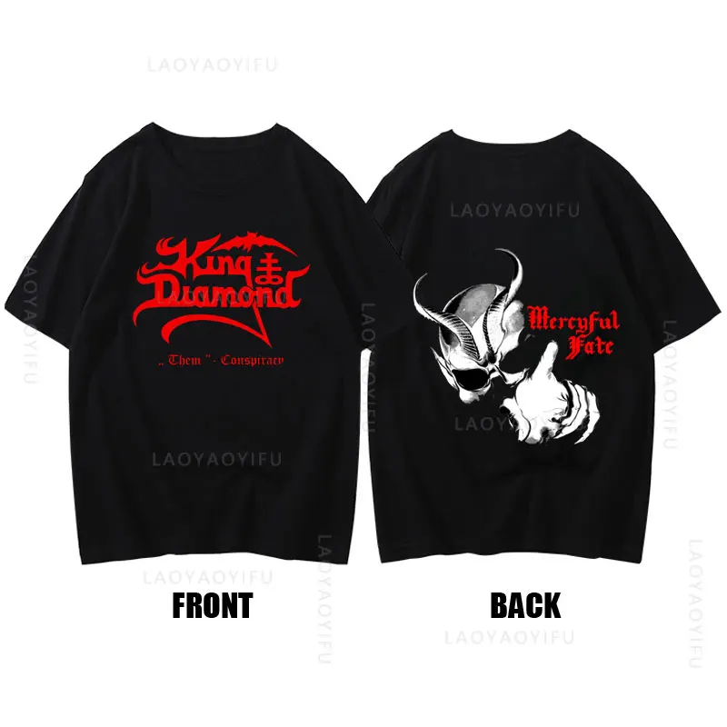 2024 Summer Tops Mercyful Fate Dont Break The Oath Theme 100%Cotton Tee Unisex O-neck Streetwear Short Sleev Heavy Metal T-Shirt