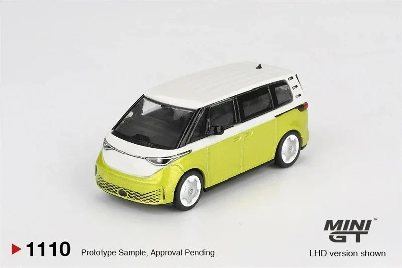 

Предпродажа MINI GT 1:64 ID.Buzz Candy White Pomelo Yellow Литая модель автомобиля Коллекция миниатюрных моделей