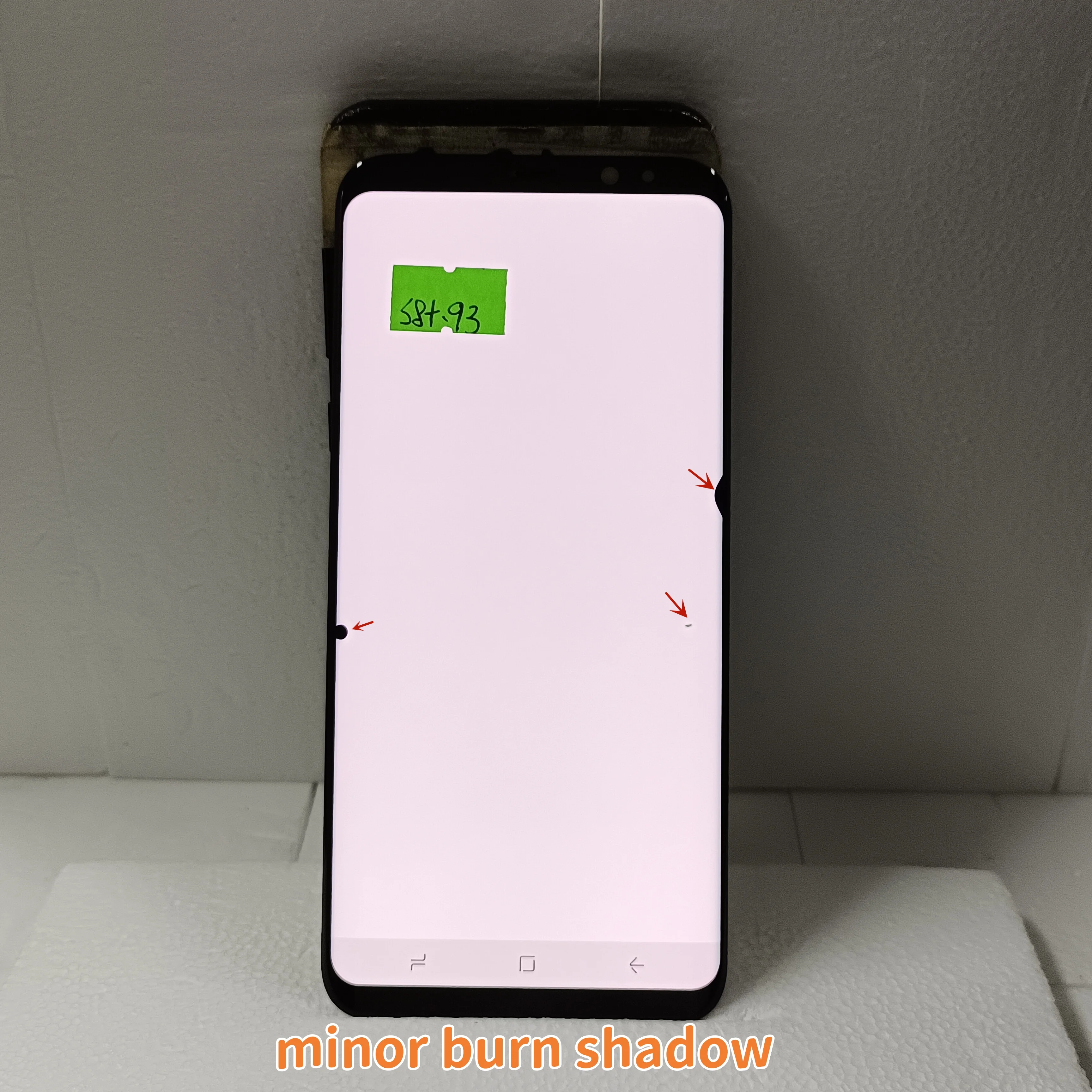 

AMOLED For Galaxy S8 Plus LCD Display G955 G955FD Digitizer Screen Burn defect Touch Assembly Replacement for Galaxy S8+ Screen