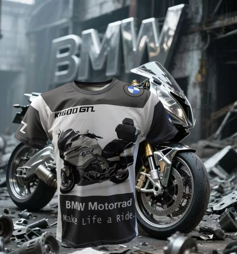 

Лето 2022, BMW K1600GTL, мотоциклетная мужская быстросохнущая футболка, велосипедный костюм, гоночный костюм с коротким рукавом, повседневная дышащая мода