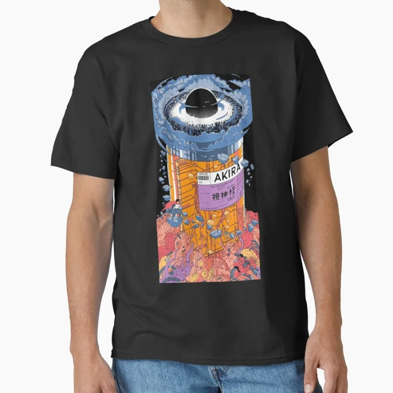 

Cyber Punk City Neo Tokyo Explosion Akira Cyberpunk Anime T shirt Large size Tops Manga Graphic Print Y2k Clothes Cartoon Tee