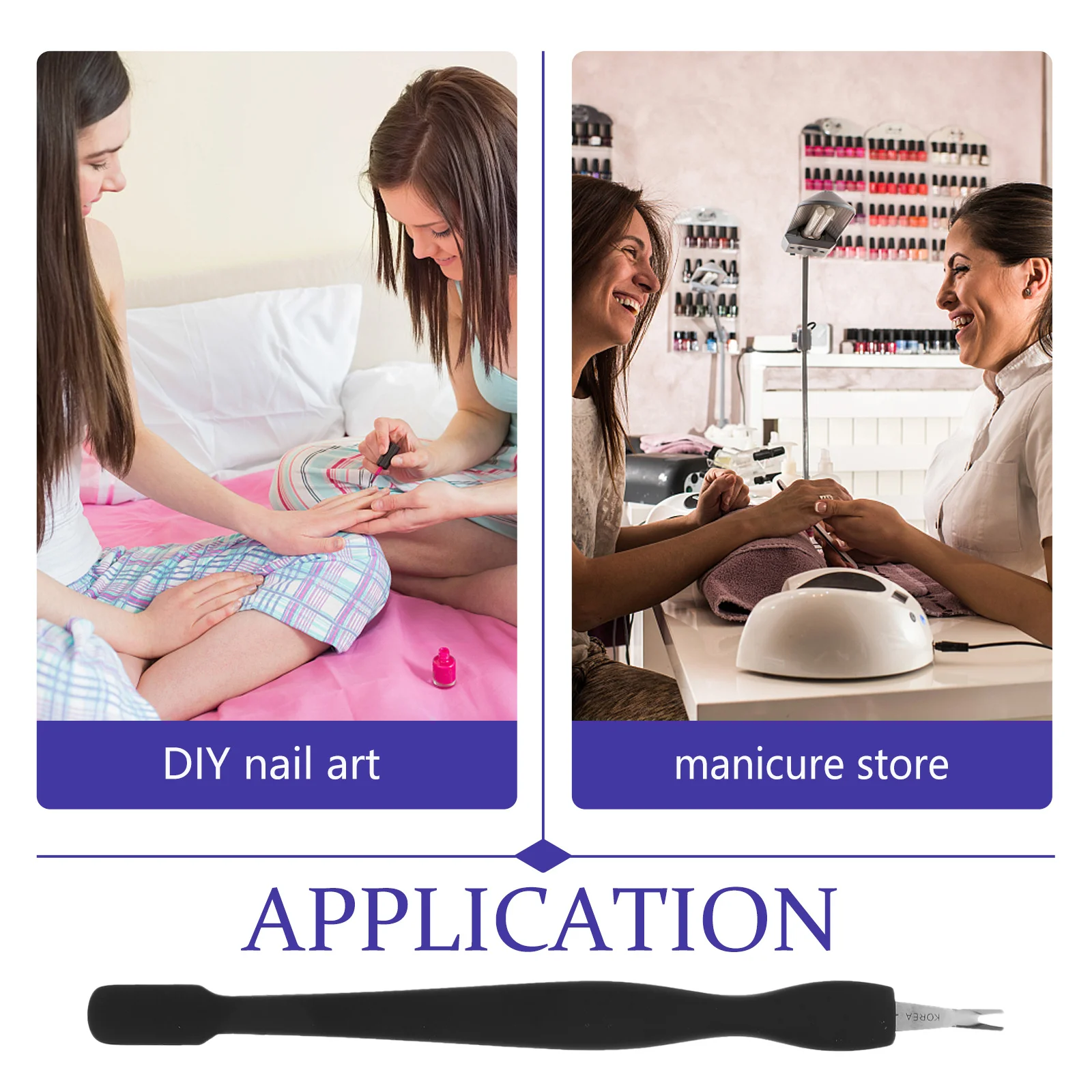 

6pcs Dead Pusher Dead Skin Accessory Tool Manicure Accessory For Cuticle Care Nail Art Salon Supply Nail Caring Kit