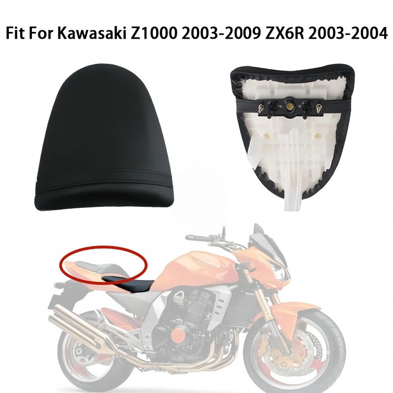 

motorcycle back seat passenger cushion rear seat cushion For Kawasaki Ninja ZX6R ZX 6R 636 2003-2004 Z 1000 Z1000 2003-2009