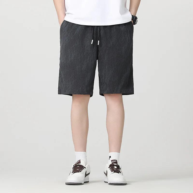 

Шорты мужские летние из ледяного шелка, тонкие быстросохнущие повседневные брюки с пятью точками, прямые спортивные брюки для мальчиков