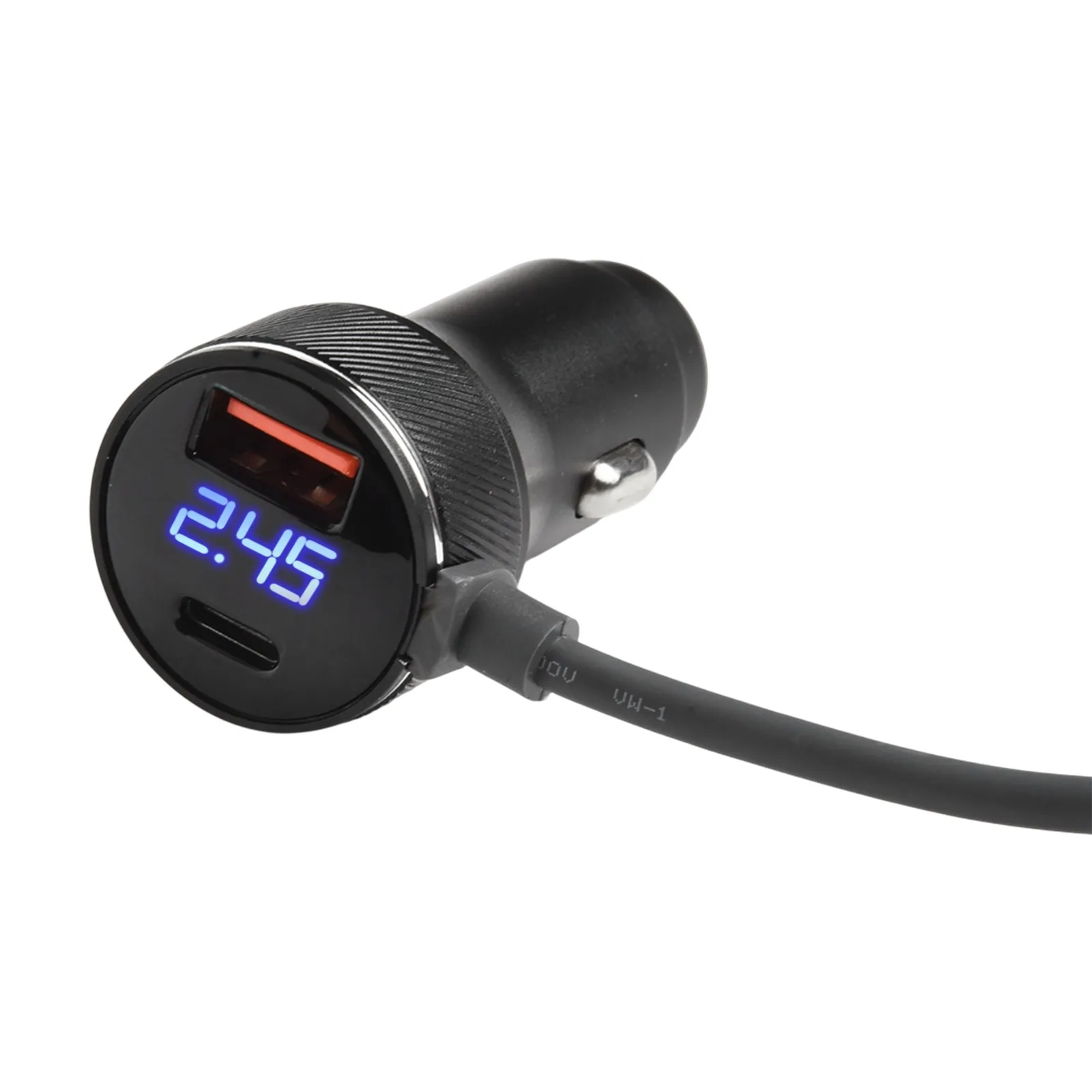 For Starlink For Mini Car Power Cord 300cm Length Features Dual USB Charging and Voltage Display for Compatibility