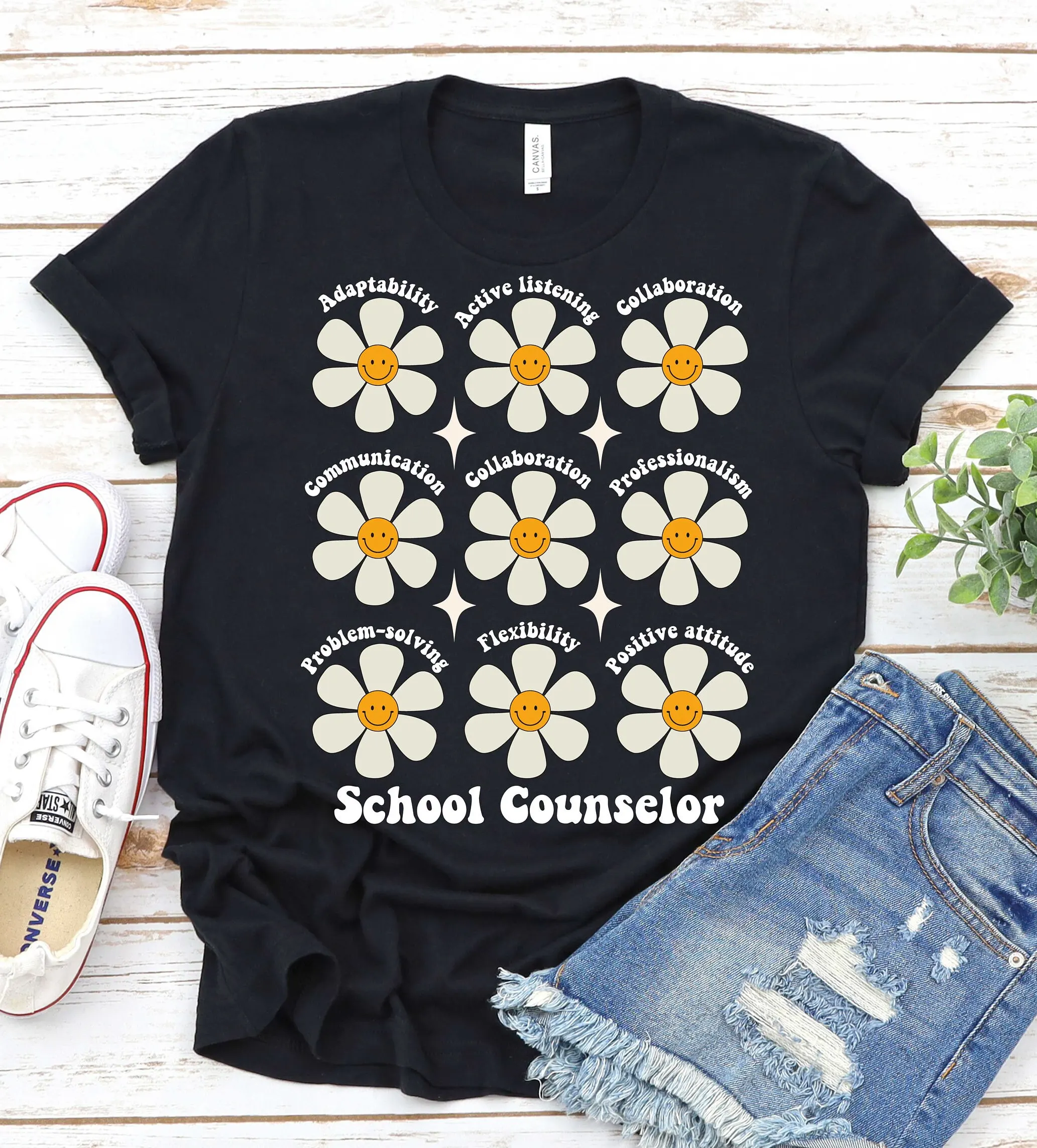 School Counselor T Shirt Guidance Mental Health Psychologist Coping Skills Therapist