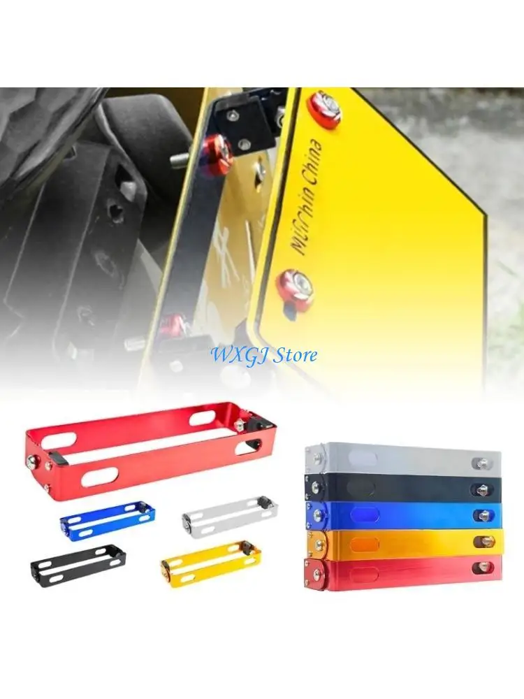 

37JE License Plate Bracket Adjustable License Plate Mount for Motorbike Electric Bike