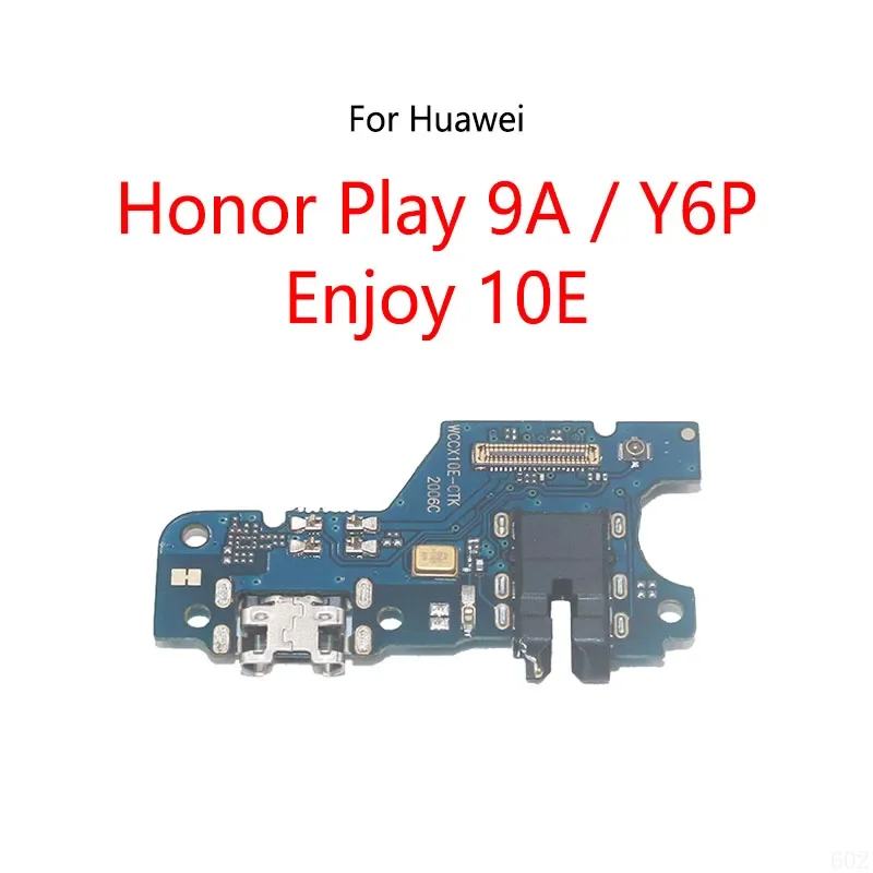 USB Charge Dock Port Socket Jack Plug Connector Flex Cable For Huawei Honor Play 9A / Enjoy 10E / Y6P Charging Board Module