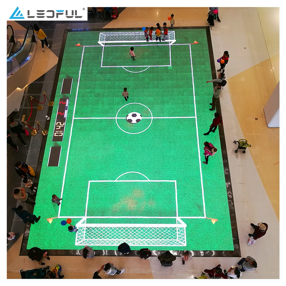 Impermeabile IP65 IP67 P2.5 P2.9 P3.91 P4.81 P5.2 P6 P6.25 Touch Interattivo Stage Dance Floor Schermo LED Display da pavimento