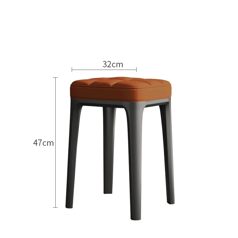 Nordic Stools Modern Kitchen Camping Chair Aesthetic Brief Furniture Stool High Can Be Stack Salon Sillas Equipment Bar Lhy