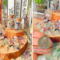 Natural Crystal Gravel Specimen Rose Quartz Amethyst Home Decor Colorful for Aquarium Healing Energy Stone Rock Mineral 50g 100g 5