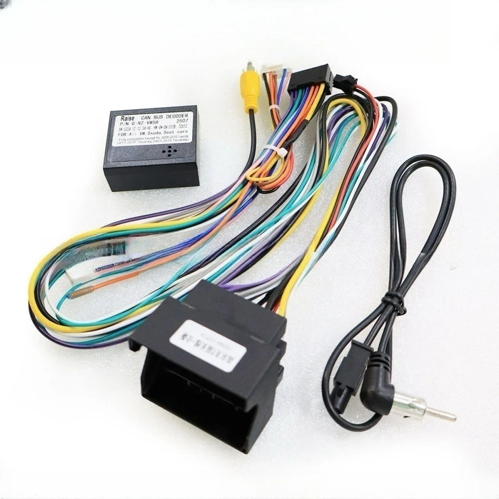 Canbus Box RZ-VW58 Extension Cable For VW Volkswagen Golf 7 2015-2020 Android 2 Din 16 Pin GPS Car Radio