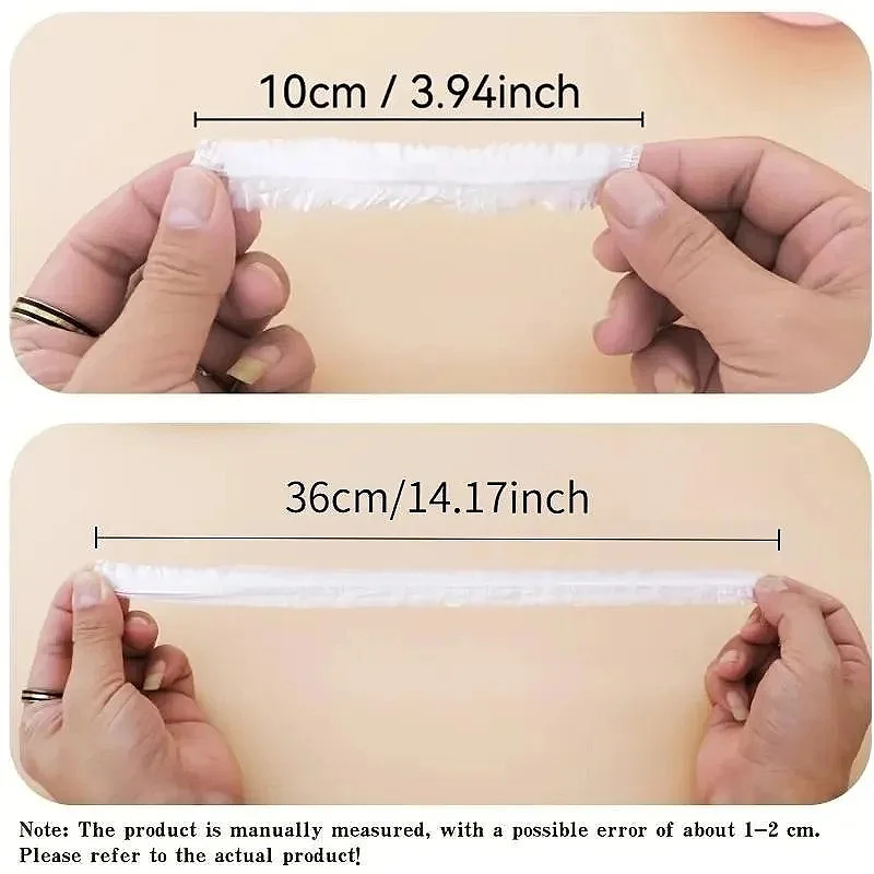 100PCS Disposable Food Cover Plastic Vegetable Fruit Disposable Food Cover Kitchen Fresh-keeping Organizer Accessories Essential