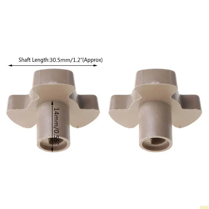 A0NC 2pcs da 14 mm a microonde a microonde Guida a rulli supporto per l'accoppiatore albero del vassoio