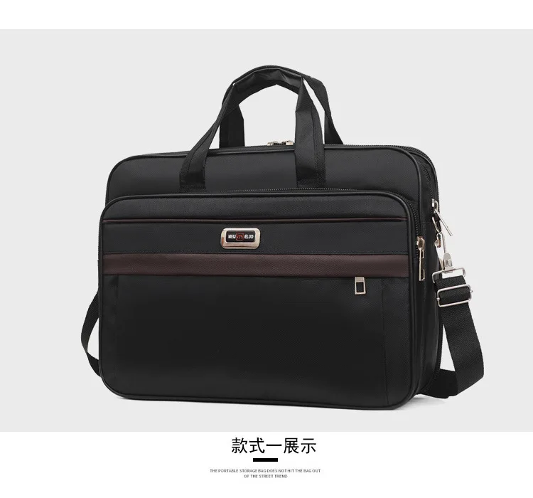 High-capacity Briefcase Business Document Information Storage Bags Weekend Travel Laptop Protection Organize Handbag Accessories