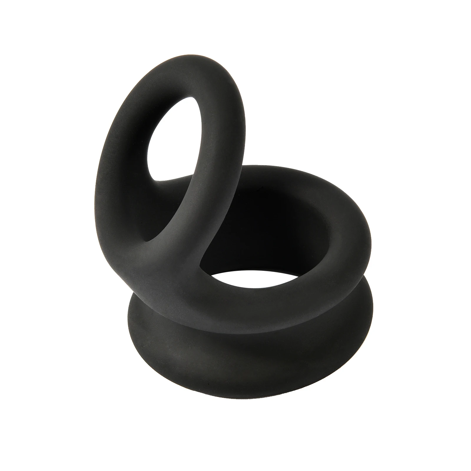 Small Medium Large Silicone Double Cock Ring Lock  Delay Ejaculation Male Penis Ring Ball Stretcher Bondage Sex Toy Men