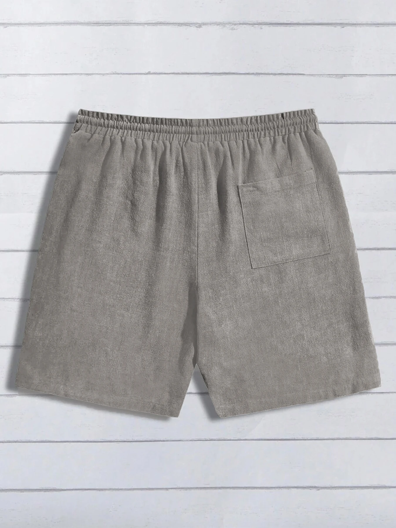 Summer Thin Linen Shorts for Men, Loose and Casual, Five-Inch Pants, Cotton and Linen, Breathable, Suitable for Beach and Sports