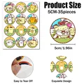 label 5CM-35pcs