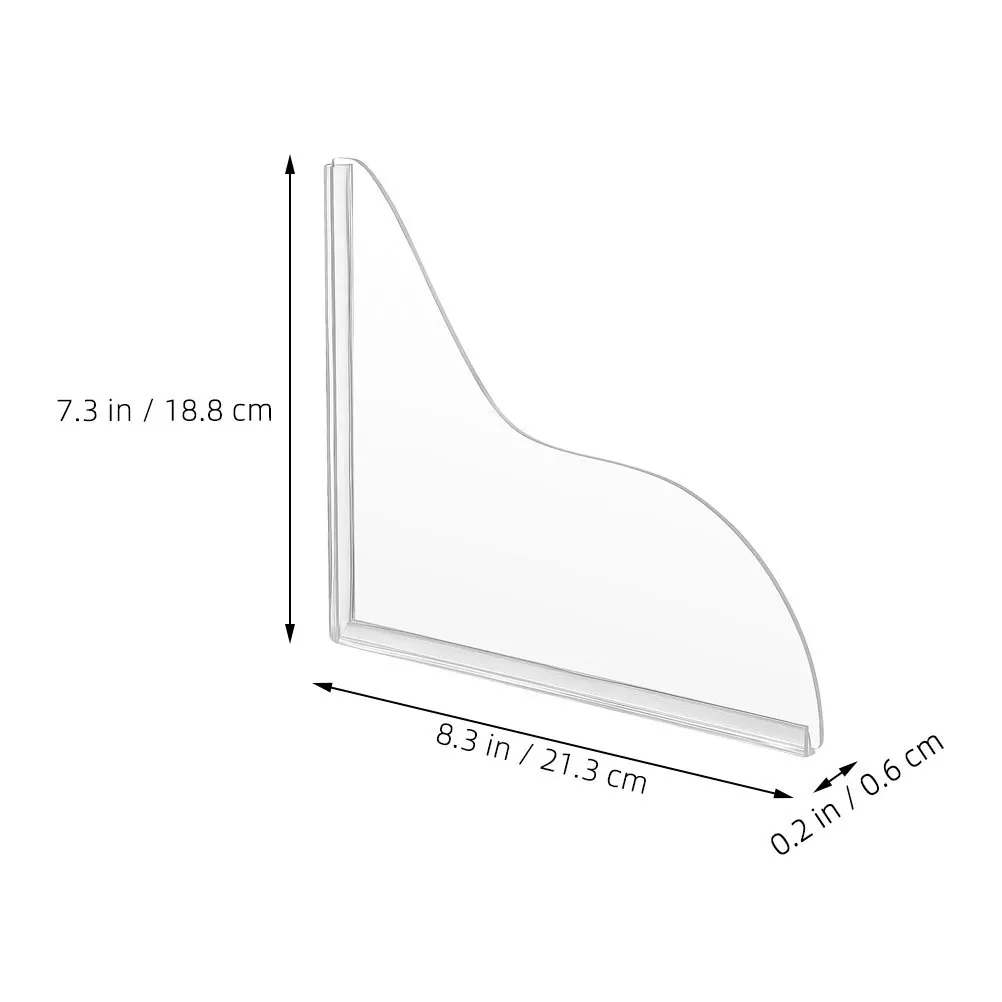 2Pcs Shower Splash Guard Clear Acrylic Water Barrier Easy Install for Bathtub Sink Bathroom Splash Prevention Panel