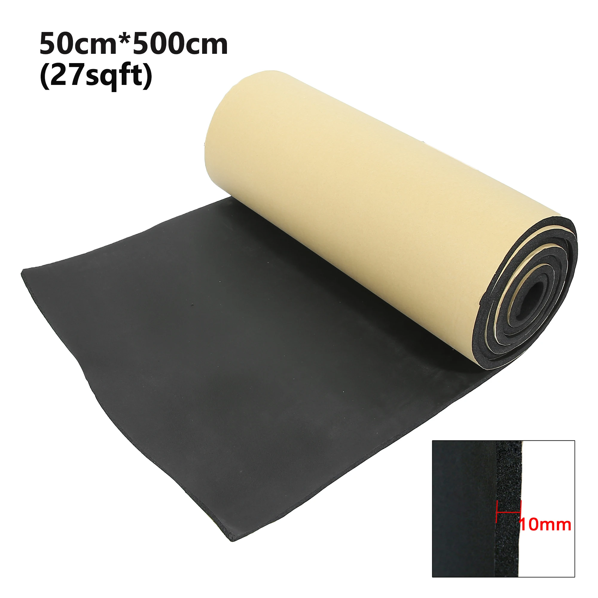 Uxcell 5mm 10mm Isolier kissen Auto zellen schaum schall dämpfende Isolier matte 300cm 500cm Autozubehör Innen schall dämmung