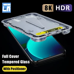 Protecteurs d'écran en verre pour Xiaomi, Black Shlavabo 5, 4, 4S, casque F3, F5 Pro, Redmi K60, K50 Ultra, verre guatémaltèque, installation en un clic 20D, 13T