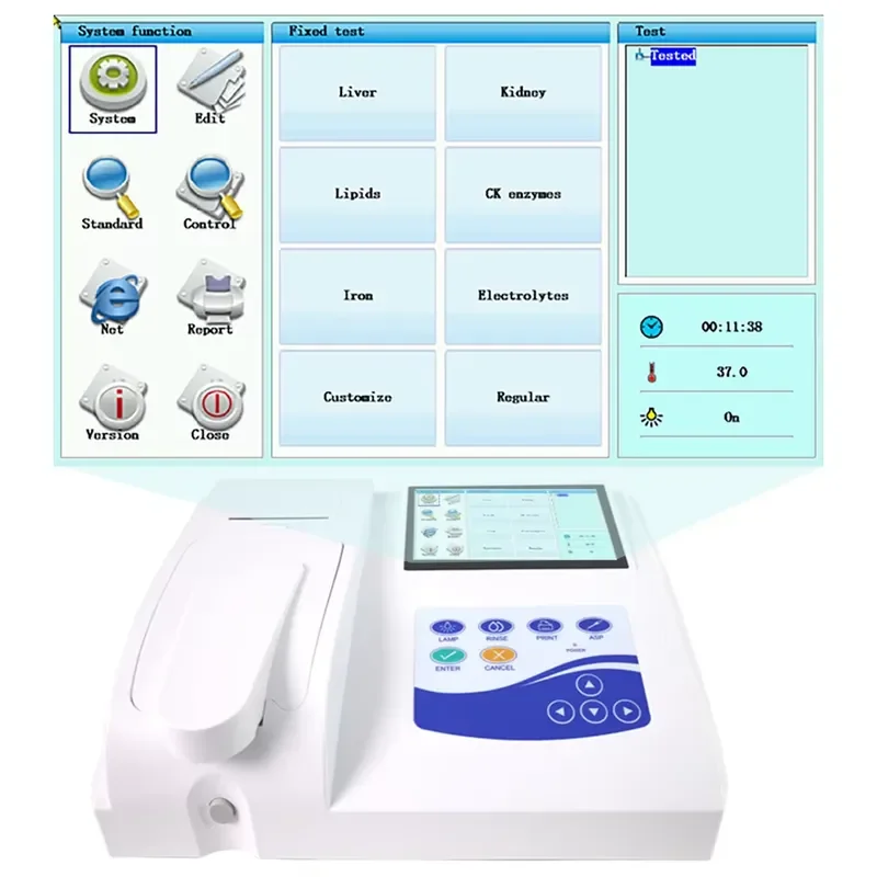 for Ctec BC300 Semi-automatic Medical Biochemistry Analyzer Semi-automatic Chemical Analyzer Test