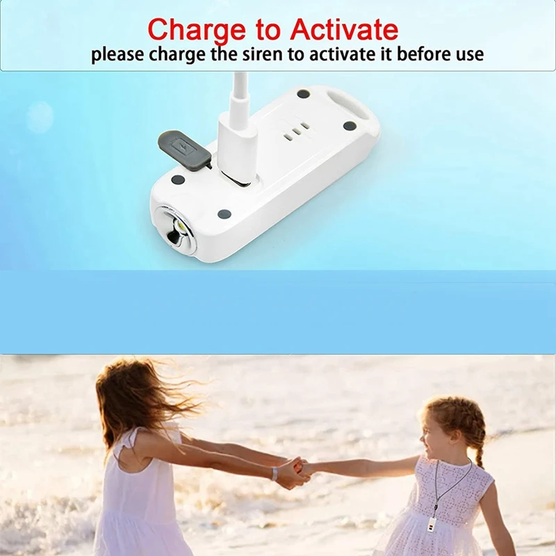 Personal Alarm,Safety Alarm For Women With SOS LED Light,130DB Siren,Waterproof Keychain Sound Device For Kids Elders